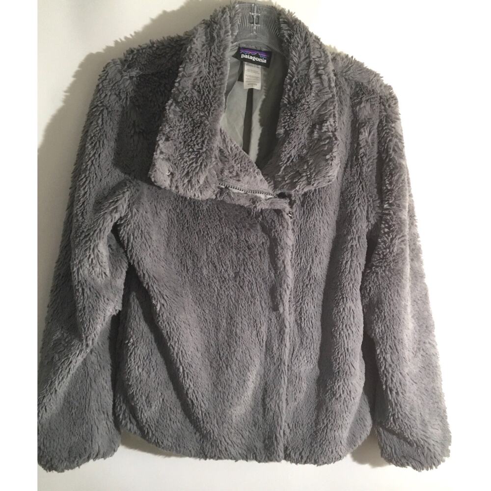 Patagonia Gray Teddy Jacket